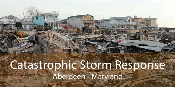 Catastrophic Storm Response Aberdeen - Maryland