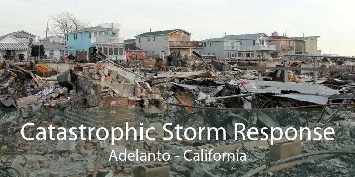 Catastrophic Storm Response Adelanto - California