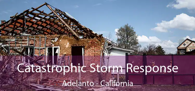 Catastrophic Storm Response Adelanto - California