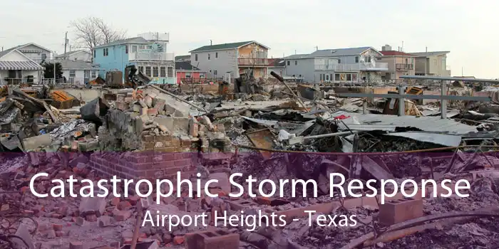 Catastrophic Storm Response Airport Heights - Texas