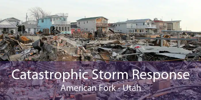 Catastrophic Storm Response American Fork - Utah