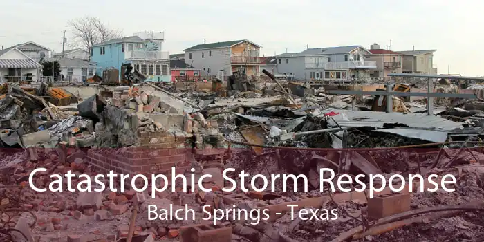 Catastrophic Storm Response Balch Springs - Texas