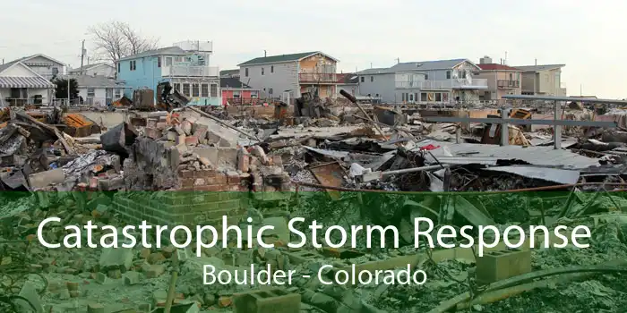 Catastrophic Storm Response Boulder - Colorado