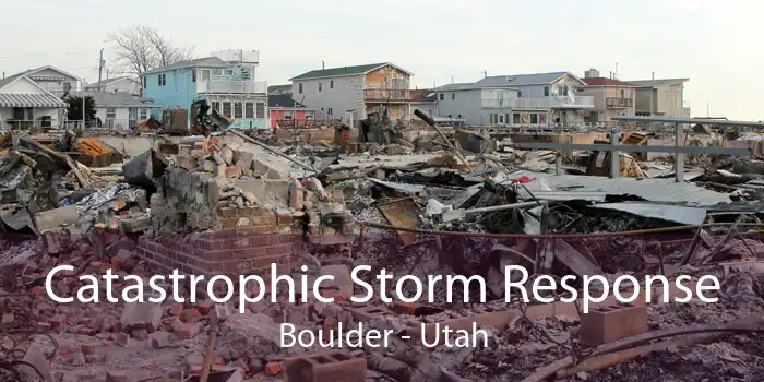 Catastrophic Storm Response Boulder - Utah