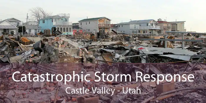 Catastrophic Storm Response Castle Valley - Utah
