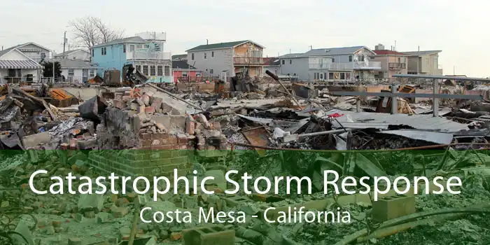 Catastrophic Storm Response Costa Mesa - California