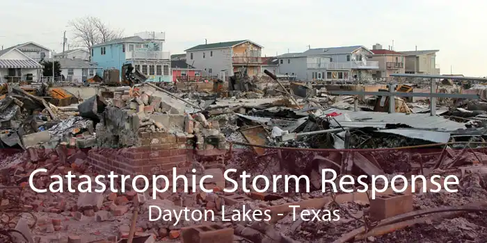 Catastrophic Storm Response Dayton Lakes - Texas