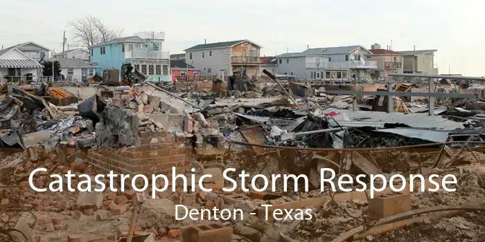 Catastrophic Storm Response Denton - Texas