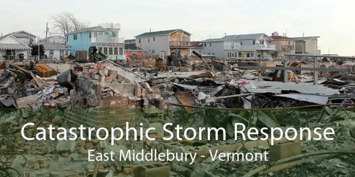 Catastrophic Storm Response East Middlebury - Vermont