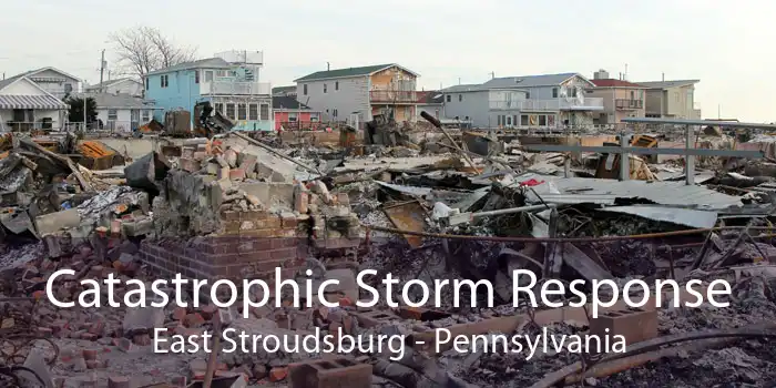 Catastrophic Storm Response East Stroudsburg - Pennsylvania