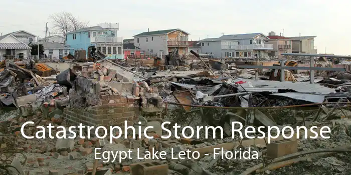 Catastrophic Storm Response Egypt Lake Leto - Florida