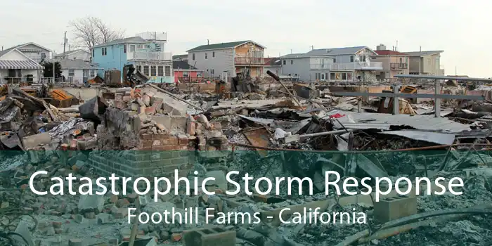 Catastrophic Storm Response Foothill Farms - California