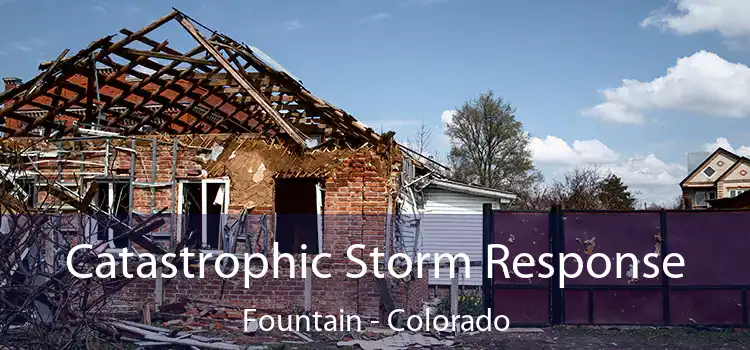 Catastrophic Storm Response Fountain - Colorado