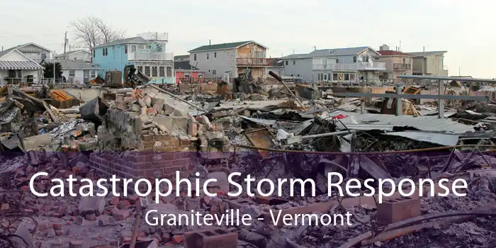Catastrophic Storm Response Graniteville - Vermont