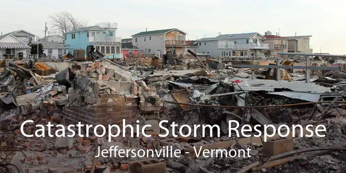 Catastrophic Storm Response Jeffersonville - Vermont