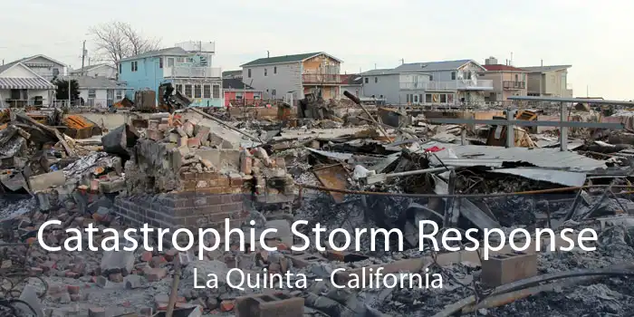 Catastrophic Storm Response La Quinta - California