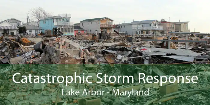 Catastrophic Storm Response Lake Arbor - Maryland