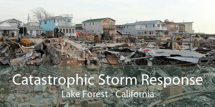 Catastrophic Storm Response Lake Forest - California