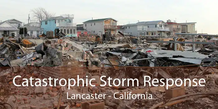 Catastrophic Storm Response Lancaster - California
