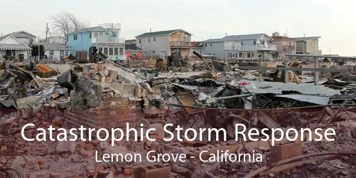 Catastrophic Storm Response Lemon Grove - California