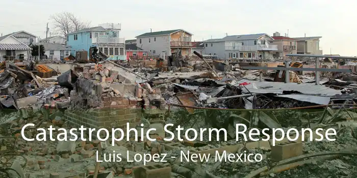 Catastrophic Storm Response Luis Lopez - New Mexico