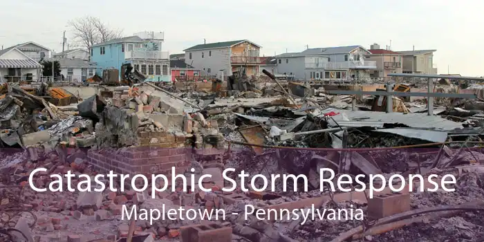 Catastrophic Storm Response Mapletown - Pennsylvania