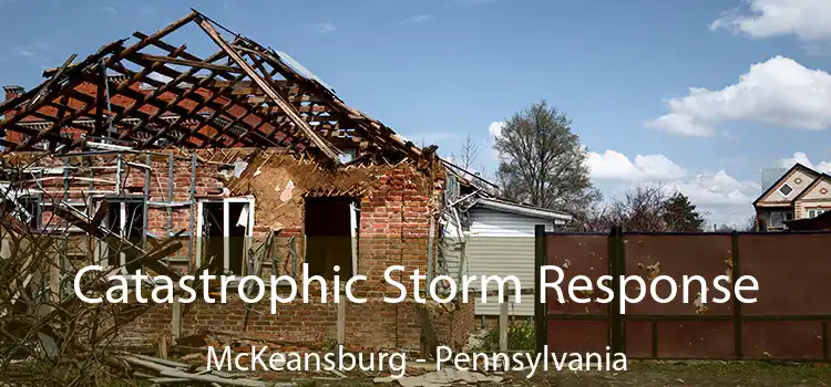 Catastrophic Storm Response McKeansburg - Pennsylvania