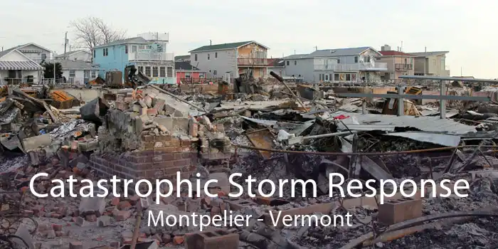 Catastrophic Storm Response Montpelier - Vermont