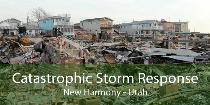 Catastrophic Storm Response New Harmony - Utah