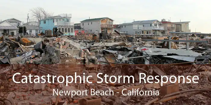 Catastrophic Storm Response Newport Beach - California