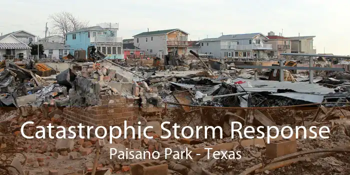 Catastrophic Storm Response Paisano Park - Texas