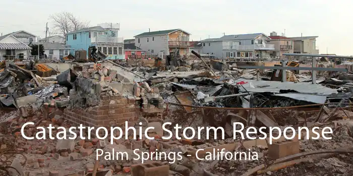 Catastrophic Storm Response Palm Springs - California