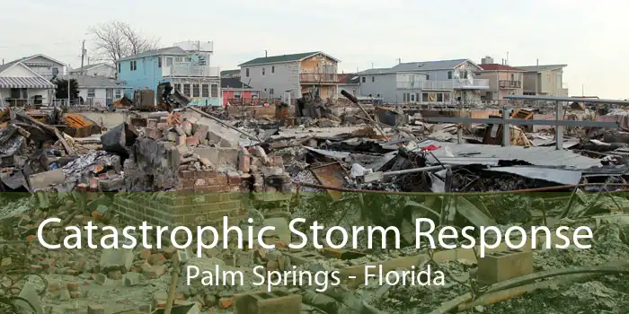 Catastrophic Storm Response Palm Springs - Florida