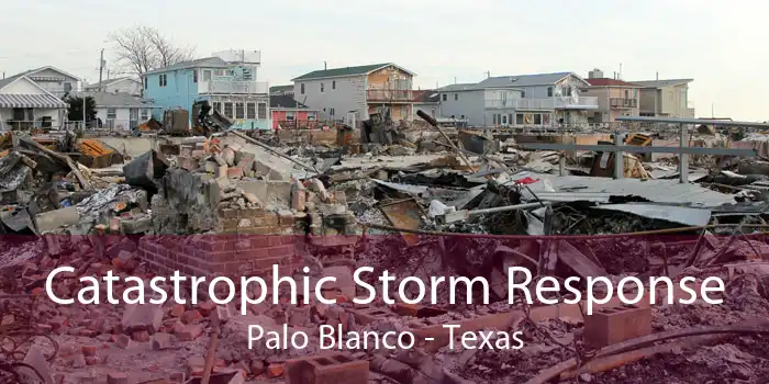 Catastrophic Storm Response Palo Blanco - Texas