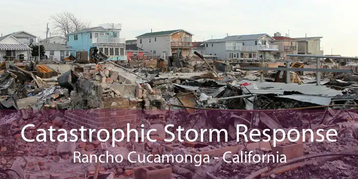 Catastrophic Storm Response Rancho Cucamonga - California