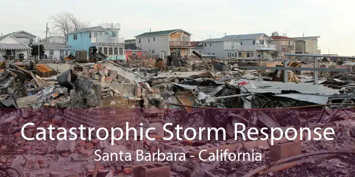 Catastrophic Storm Response Santa Barbara - California