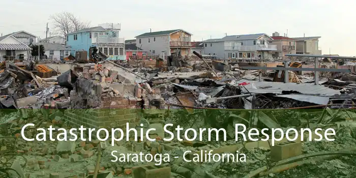 Catastrophic Storm Response Saratoga - California