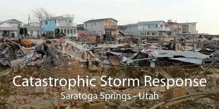 Catastrophic Storm Response Saratoga Springs - Utah