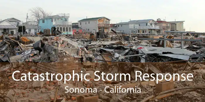 Catastrophic Storm Response Sonoma - California