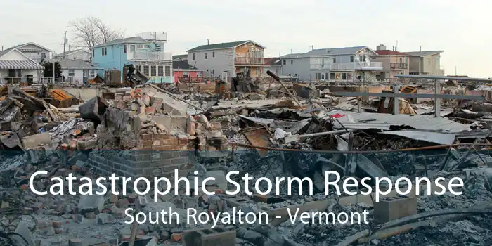 Catastrophic Storm Response South Royalton - Vermont