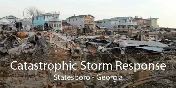 Catastrophic Storm Response Statesboro - Georgia