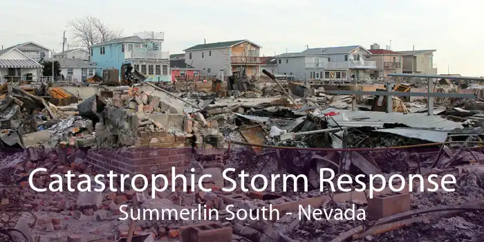 Catastrophic Storm Response Summerlin South - Nevada