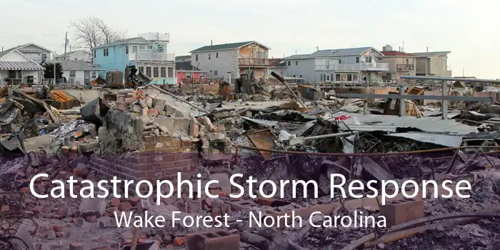 Catastrophic Storm Response Wake Forest - North Carolina