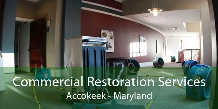 Commercial Restoration Services Accokeek - Maryland
