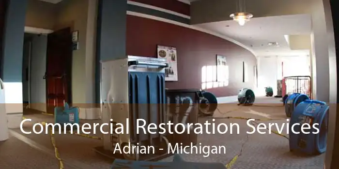 Commercial Restoration Services Adrian - Michigan