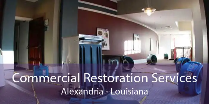 Commercial Restoration Services Alexandria - Louisiana