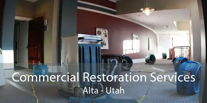 Commercial Restoration Services Alta - Utah
