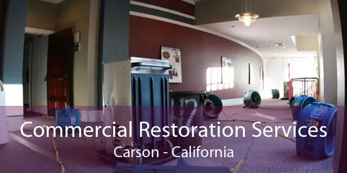 Commercial Restoration Services Carson - California