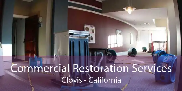 Commercial Restoration Services Clovis - California