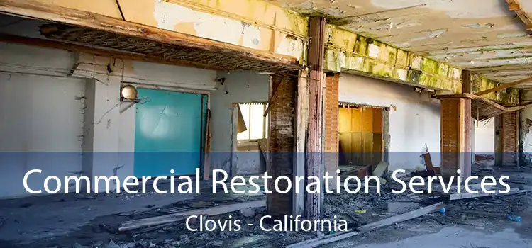 Commercial Restoration Services Clovis - California